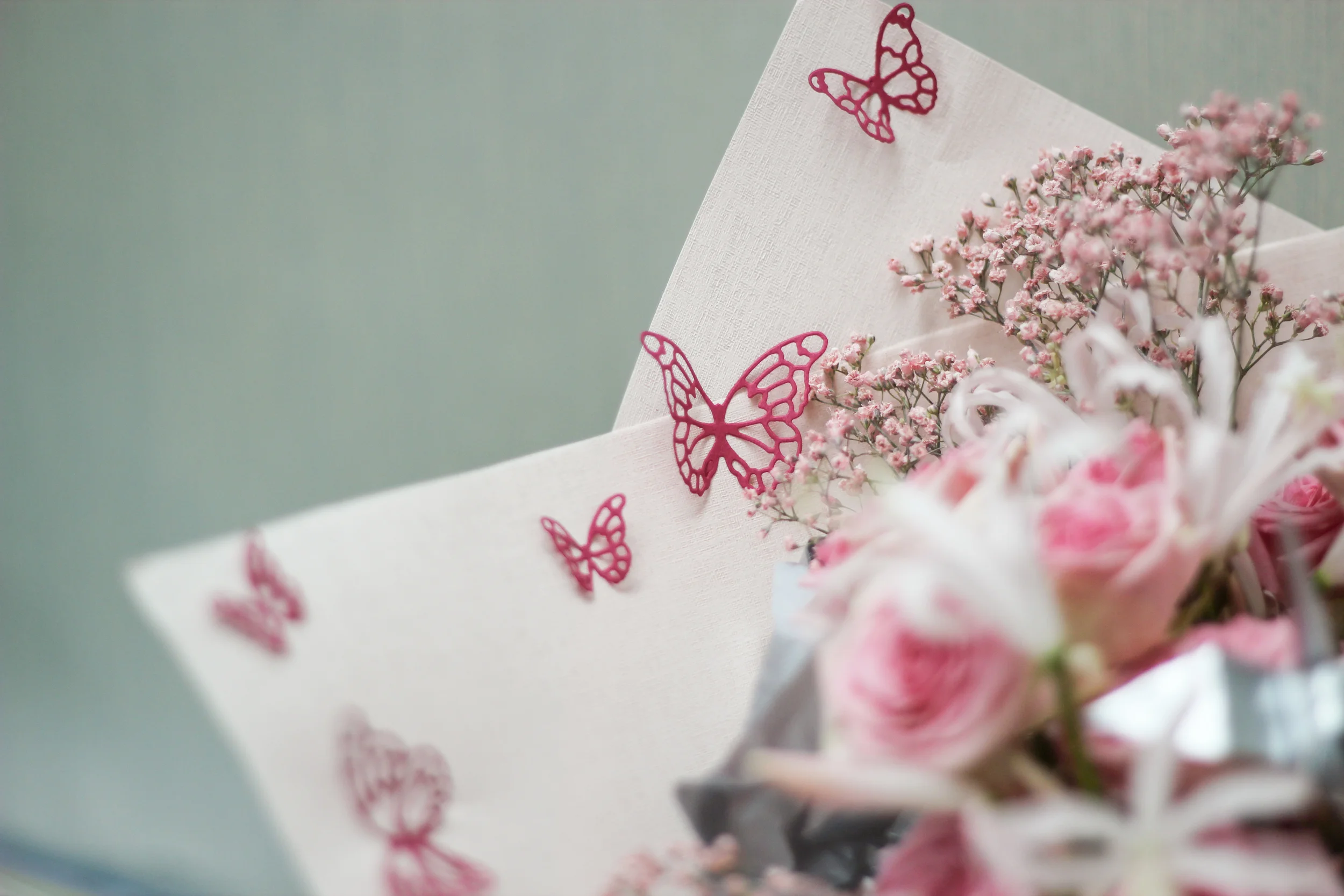 paper art butterflies