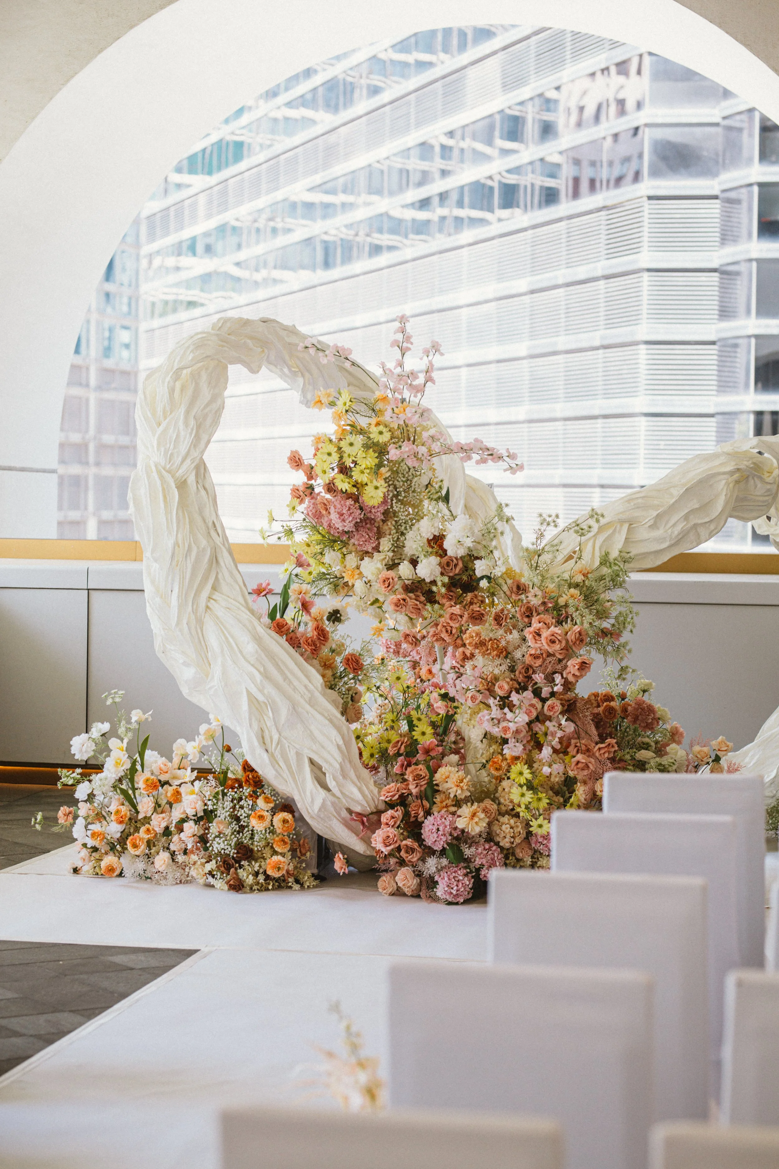 Couture Arch with Grand Bloom