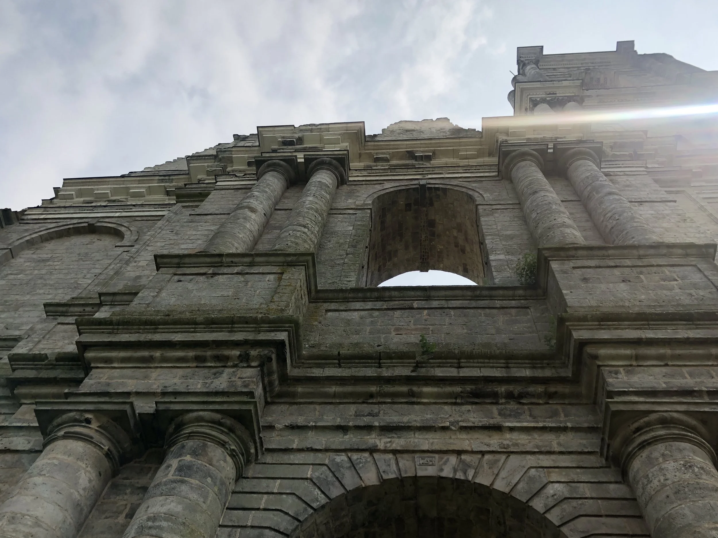 l’abbeye at mount saint elois, a French lookout point destroyed during WWI, right outside Arras