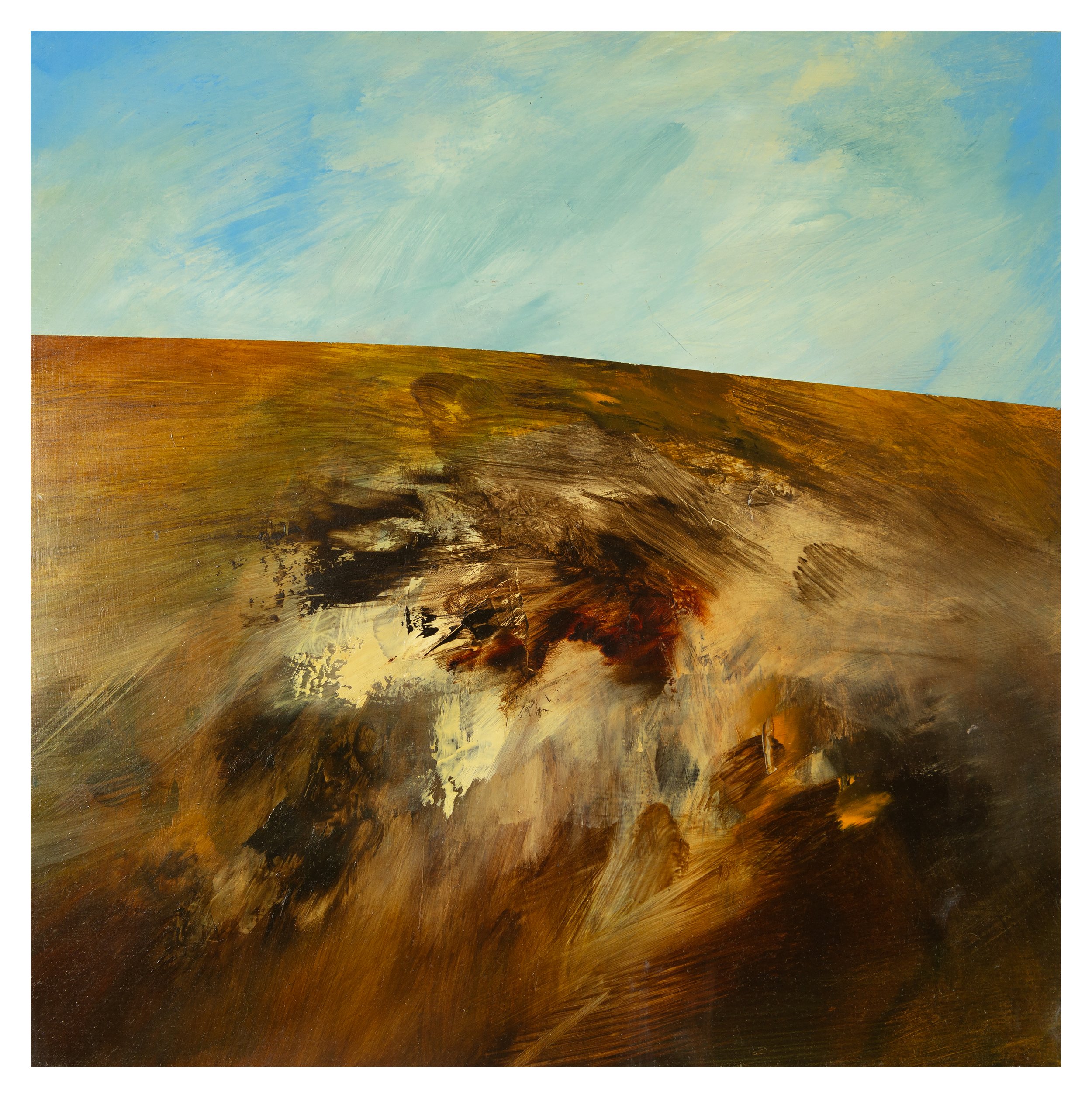The End of Life Like. 2025. Oil on panel. 40 x 40cm
