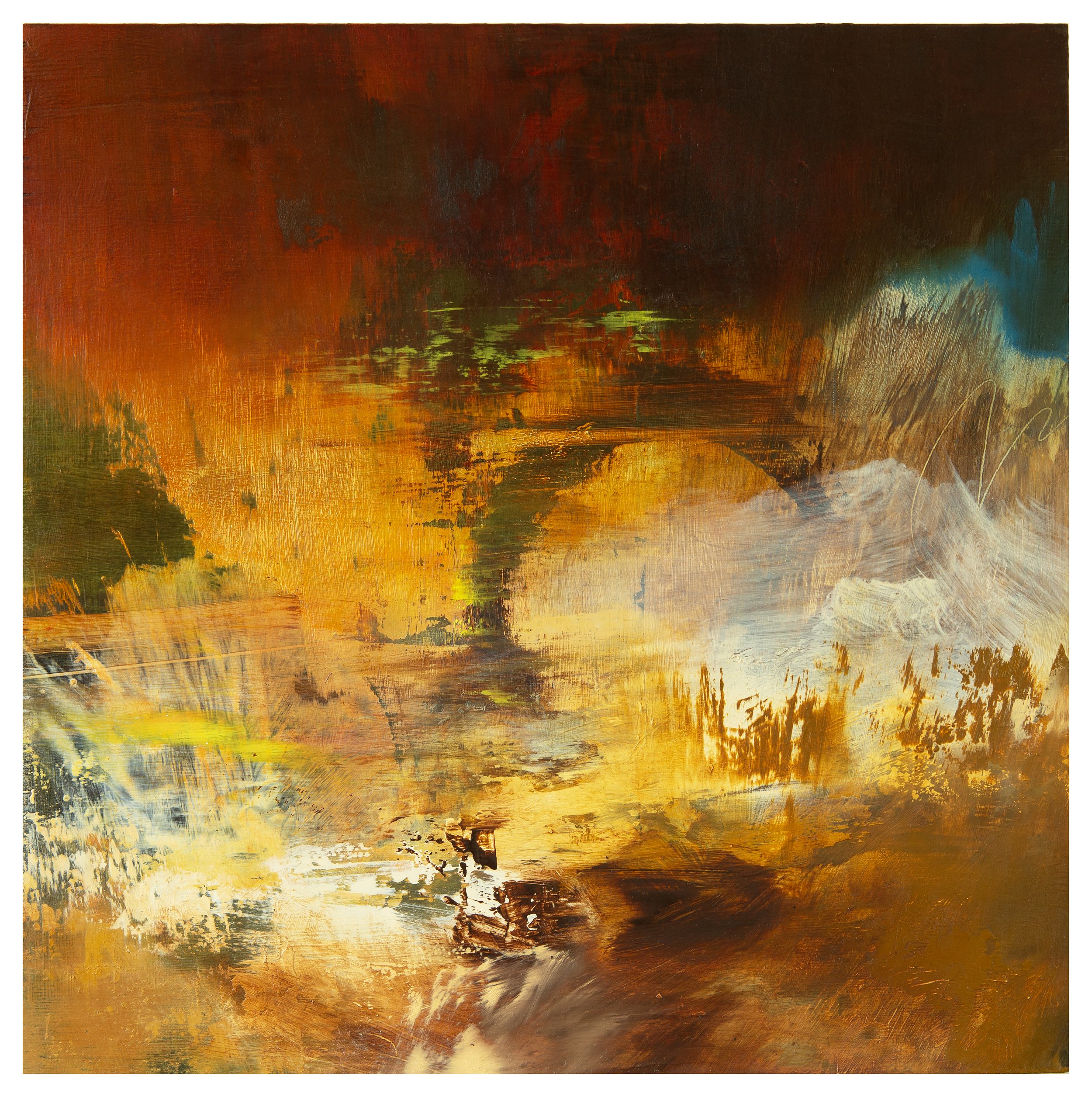 Small Dreamy Landscape. 2026. Oil on wood panel. 35 x 35cm