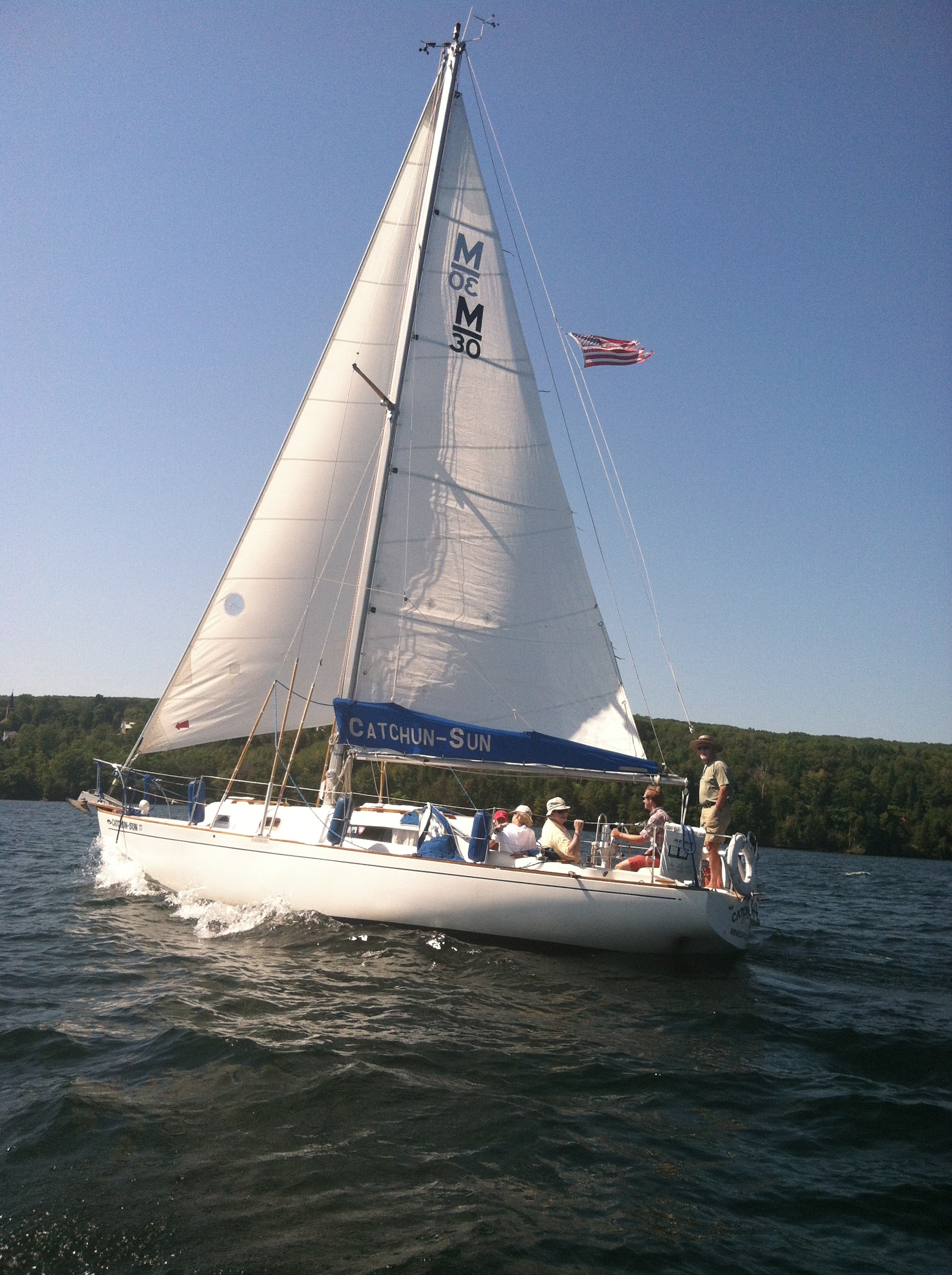  Sailboat in Chequamegon Bay 