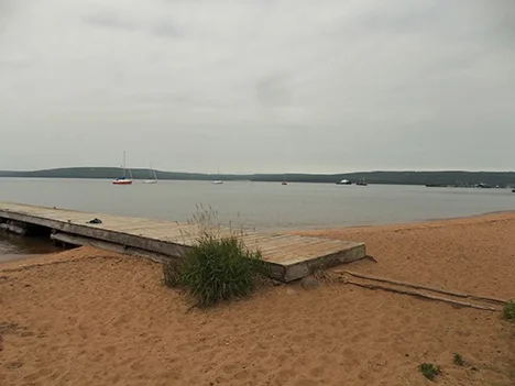 Beach on Madeline Island