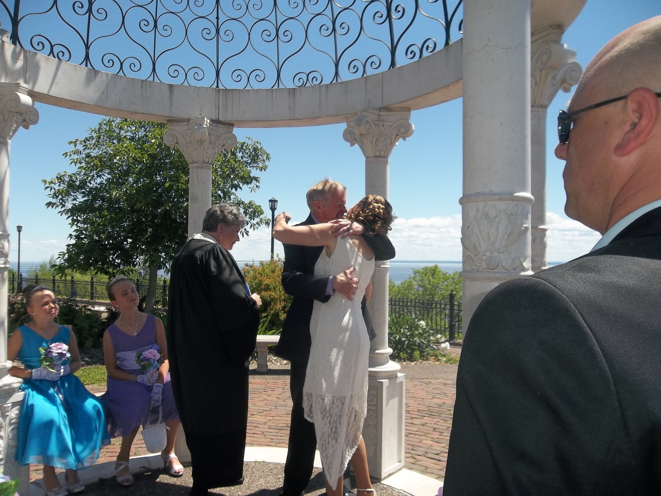 Rose garden gazebo