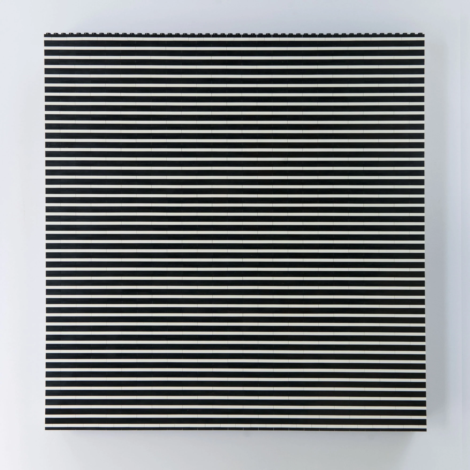 White Stripes #2 (2017), 15 3/4 x 16 1/4 in.