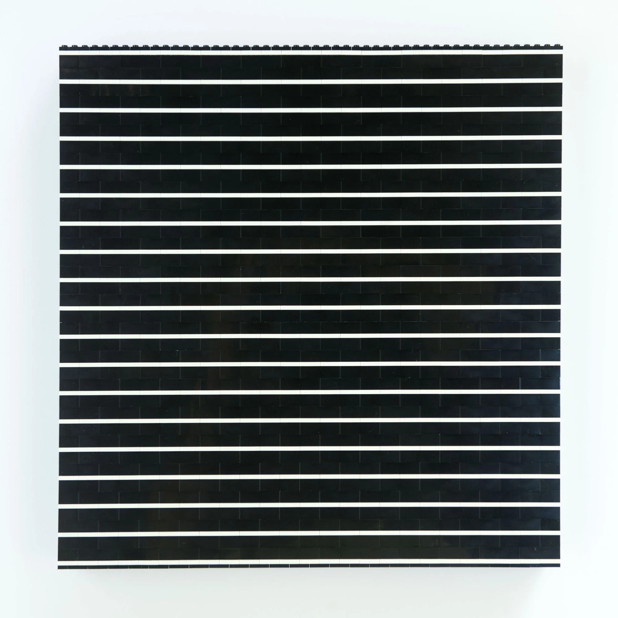 White Stripes #4 (2017), 15 3/4 x 16 1/4 in.