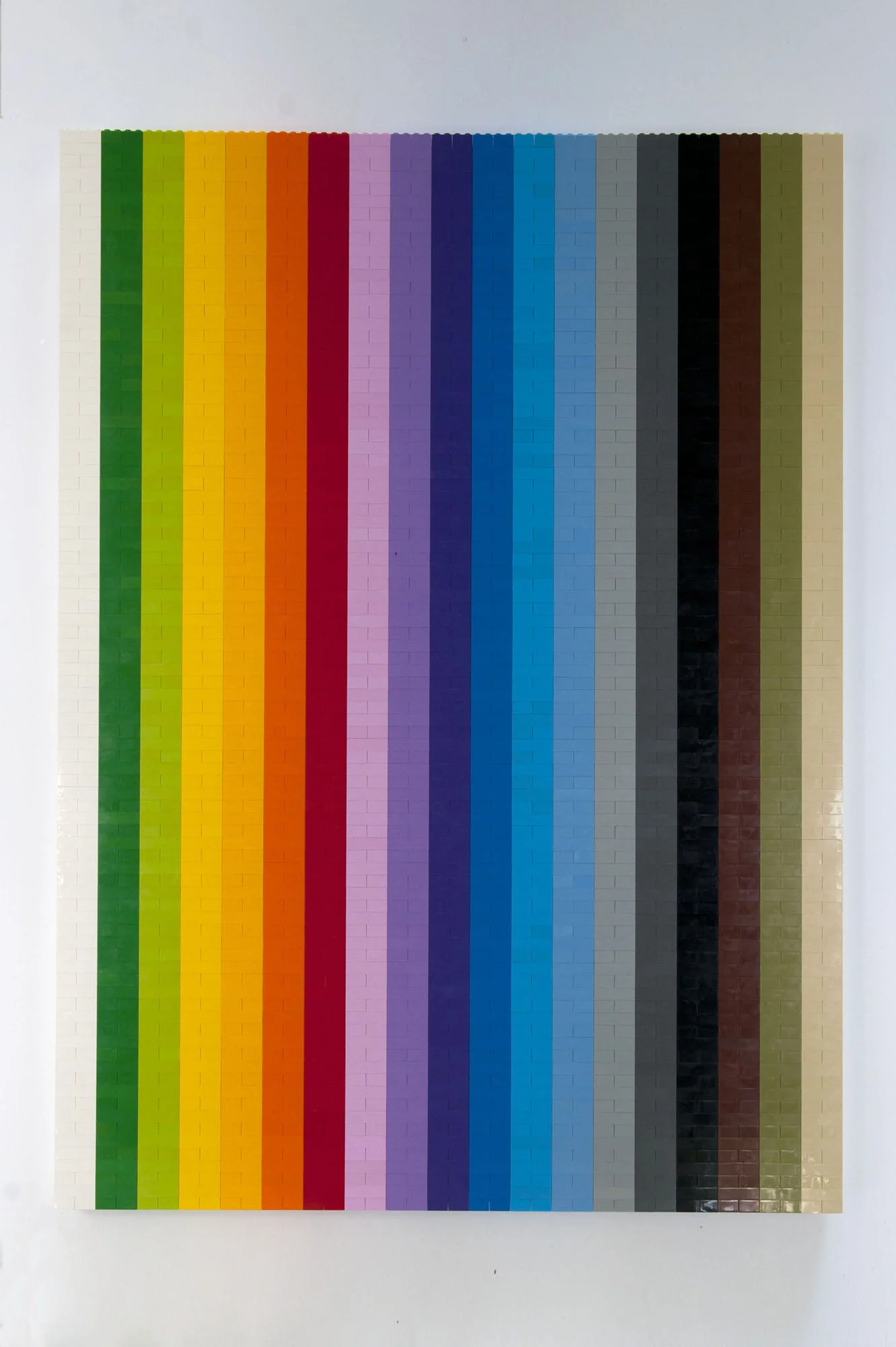 19 Stripes (2015), 24 x 33 1/4 in.
