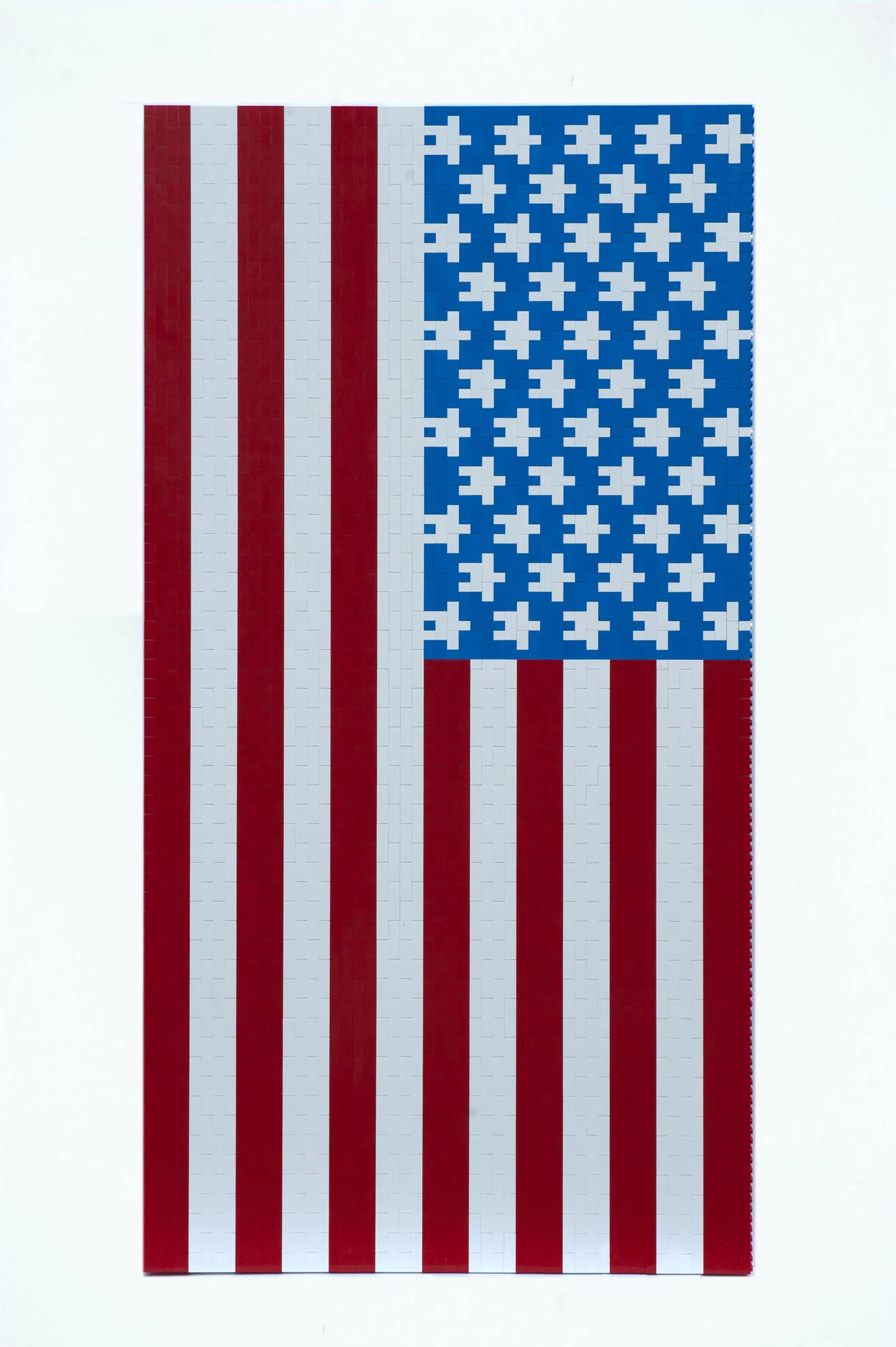 Lego Flag (2015), 19 3/4 x 38 in.