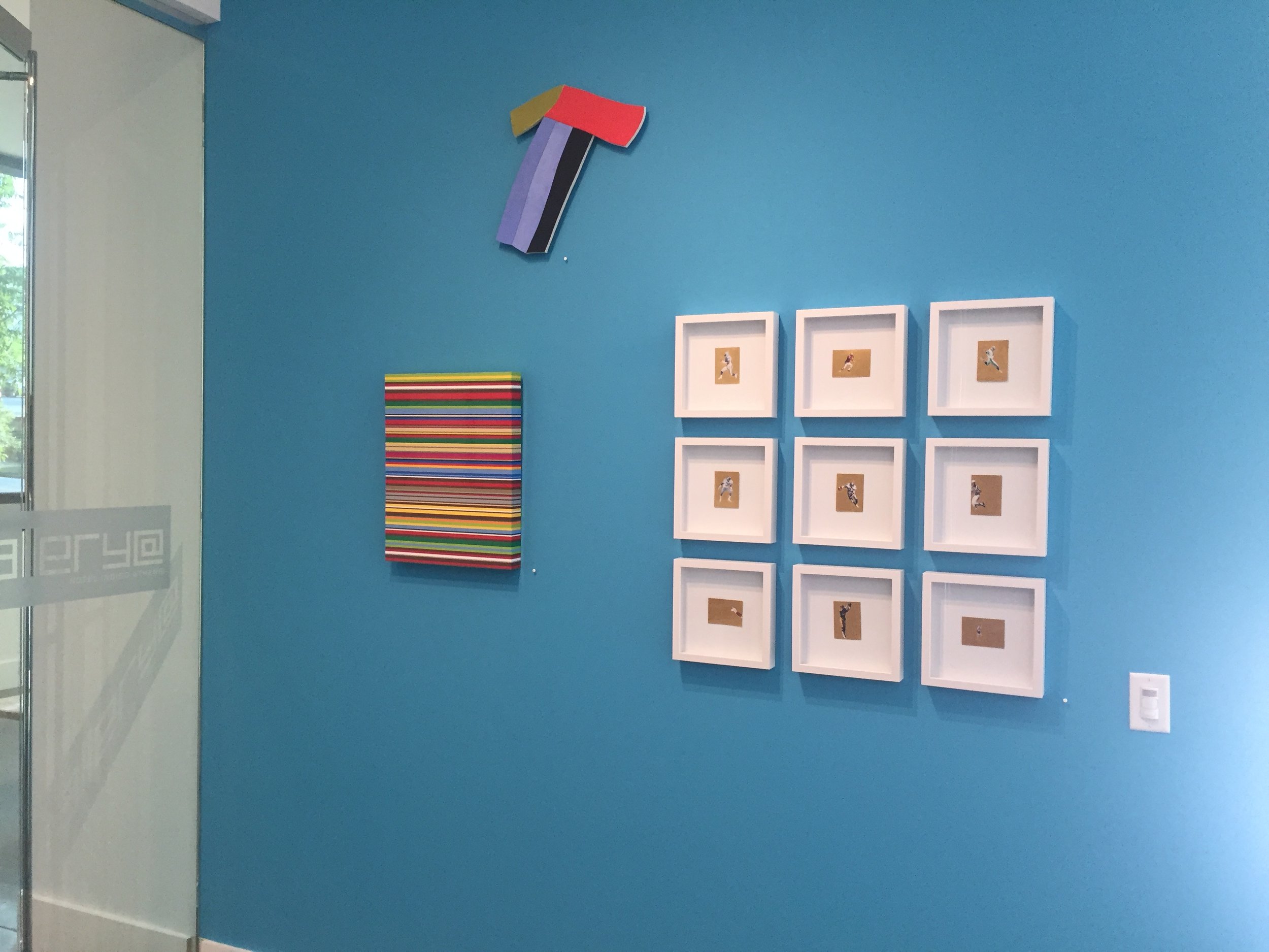  Installation view - "Color &amp; Comp," September 27 - February 2, 2019. The Gallery at Hotel Indigo, Athens, GA. 