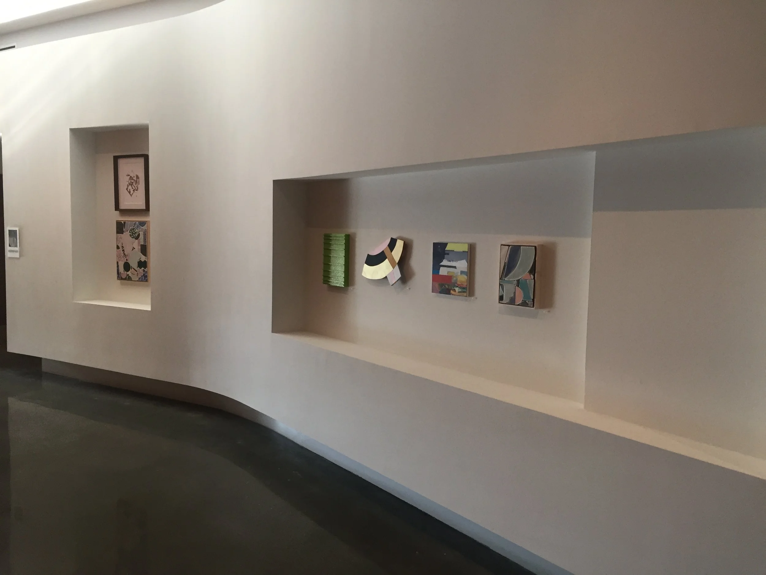  Installation view - "Color &amp; Comp," September 27 - February 2, 2019. The Gallery at Hotel Indigo, Athens, GA. 