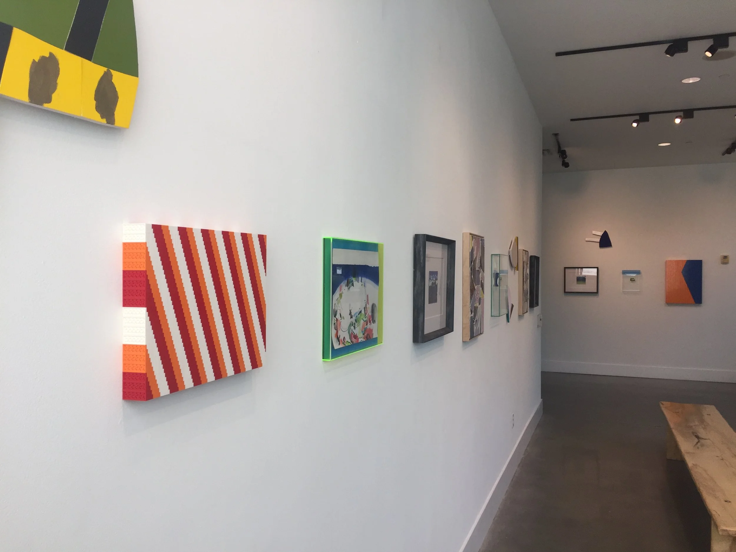  Installation view - "Color &amp; Comp," September 27 - February 2, 2019. The Gallery at Hotel Indigo, Athens, GA. 