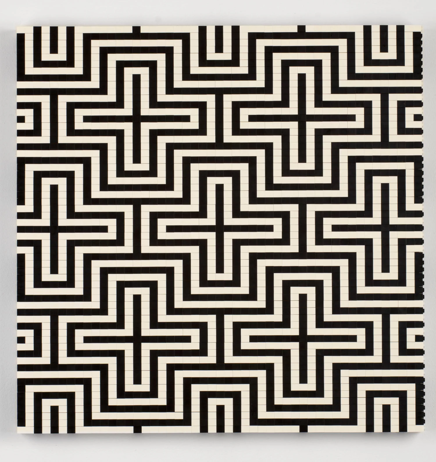 Maze #6 (2018), 18 3/4 x 18 3/4 in.