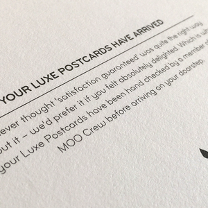 Your Luxe Postcards have arrived