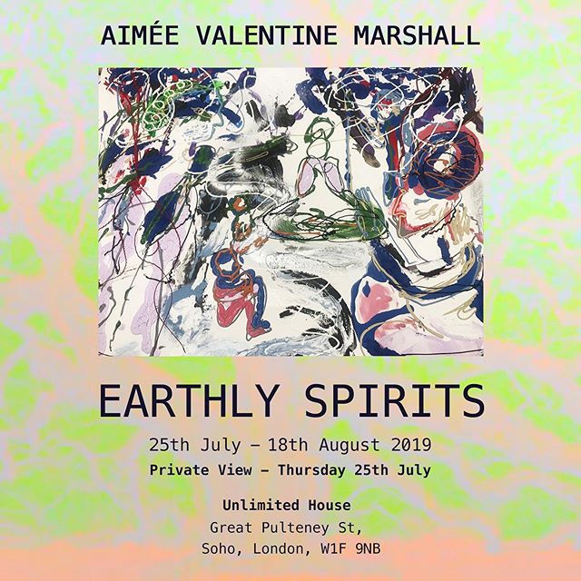 Aimee has an exhibition of her art opening next week in Soho, London. The private view is on Thursday 25th July, 6 - 9pm at Unlimted House @unlimited_grp Come say hi! .
.
.
.
.
#art #exhibition #painter #London #artist #aimeevalentinemarshall #creati