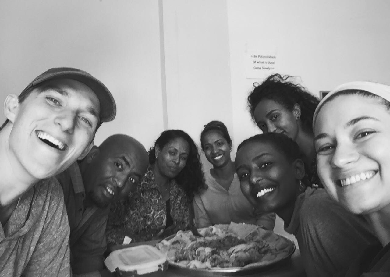 A snapshot of life before COVID-19 📸
Our office lunches included sharing one extra large plate with the cultural dishes we each contributed with enough injera to feed us all... Ethiopian family style! 🇪🇹
Life during, and after this pandemic may lo