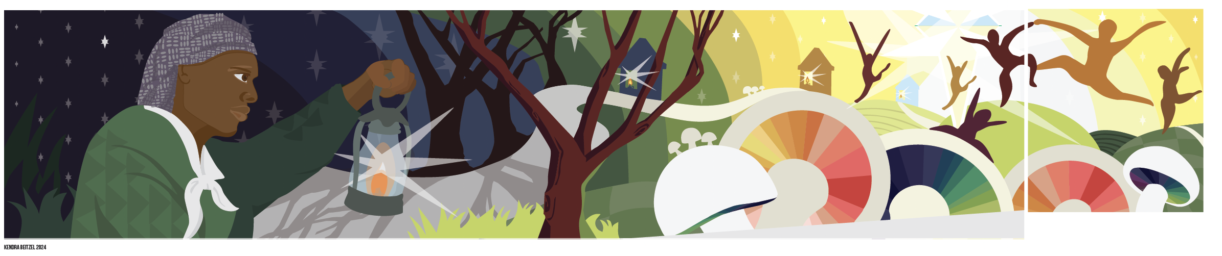 Kennett Square Public Library Mural 2024- Finalist