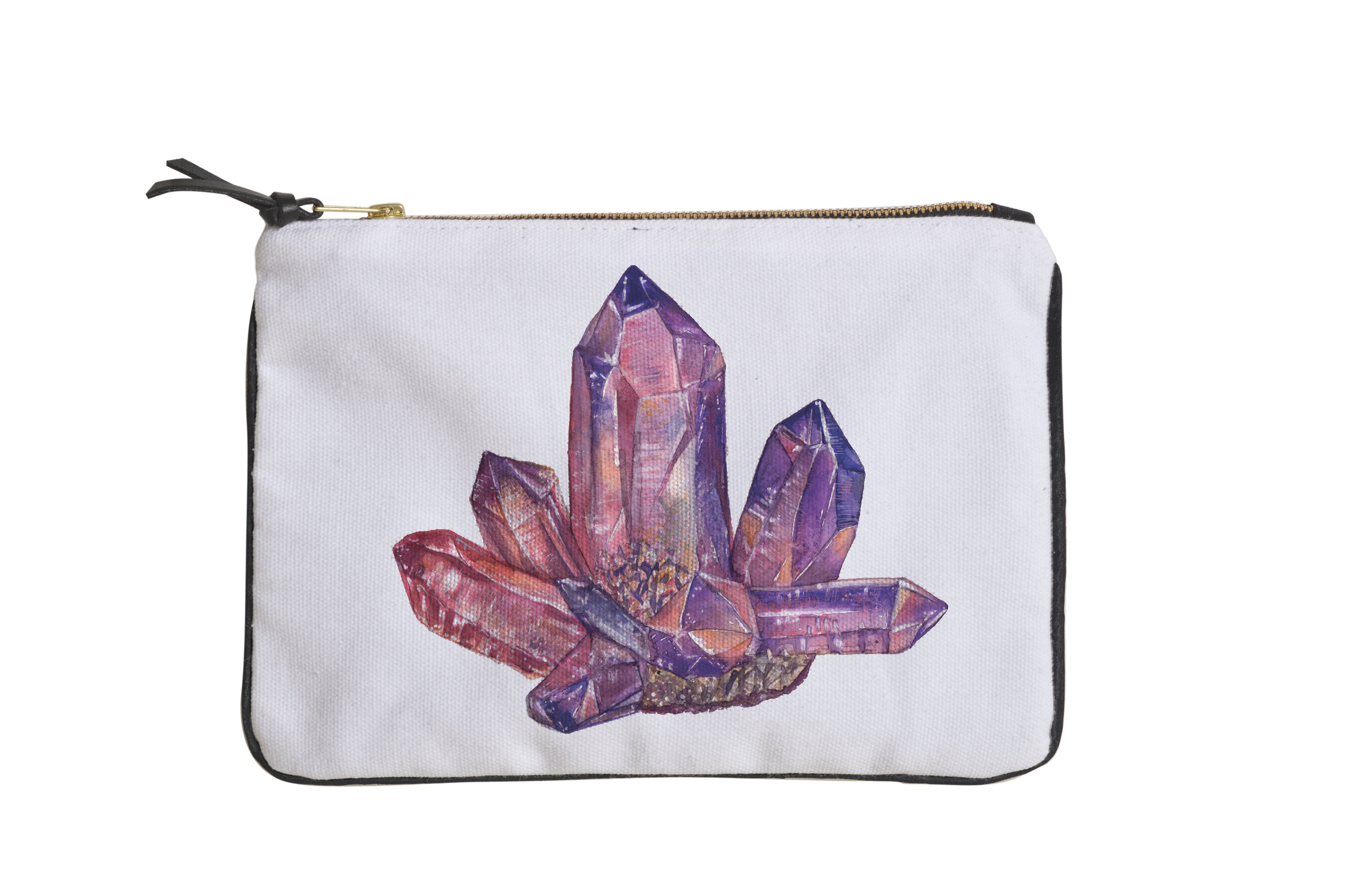 Illustrated Crystal Pouch [Front]