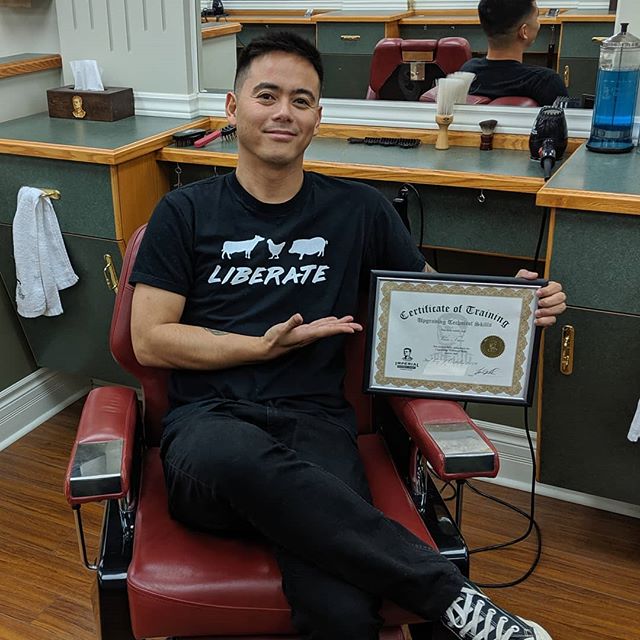 Newly trained barber.  If you want a free haircut, I'm offering them for a limited time. Send me a message!I just graduated advanced barbering course with some great classmates and instructors.