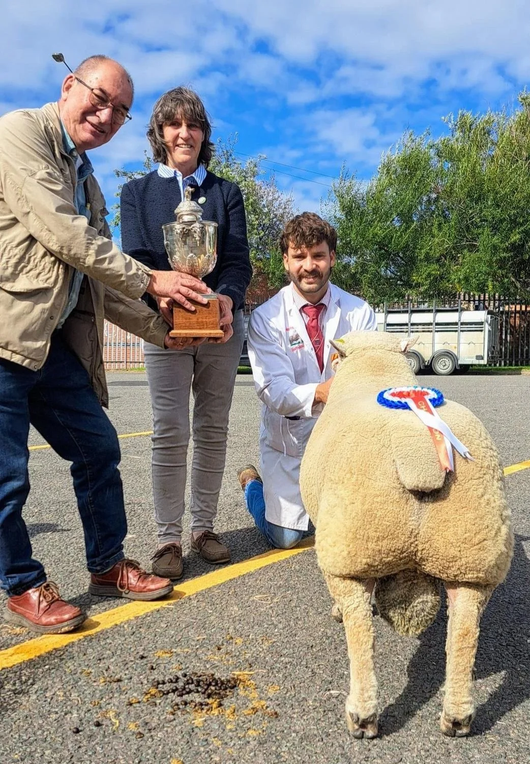 Matthew Sparke - Champion Southdown and Champion Young Breeder