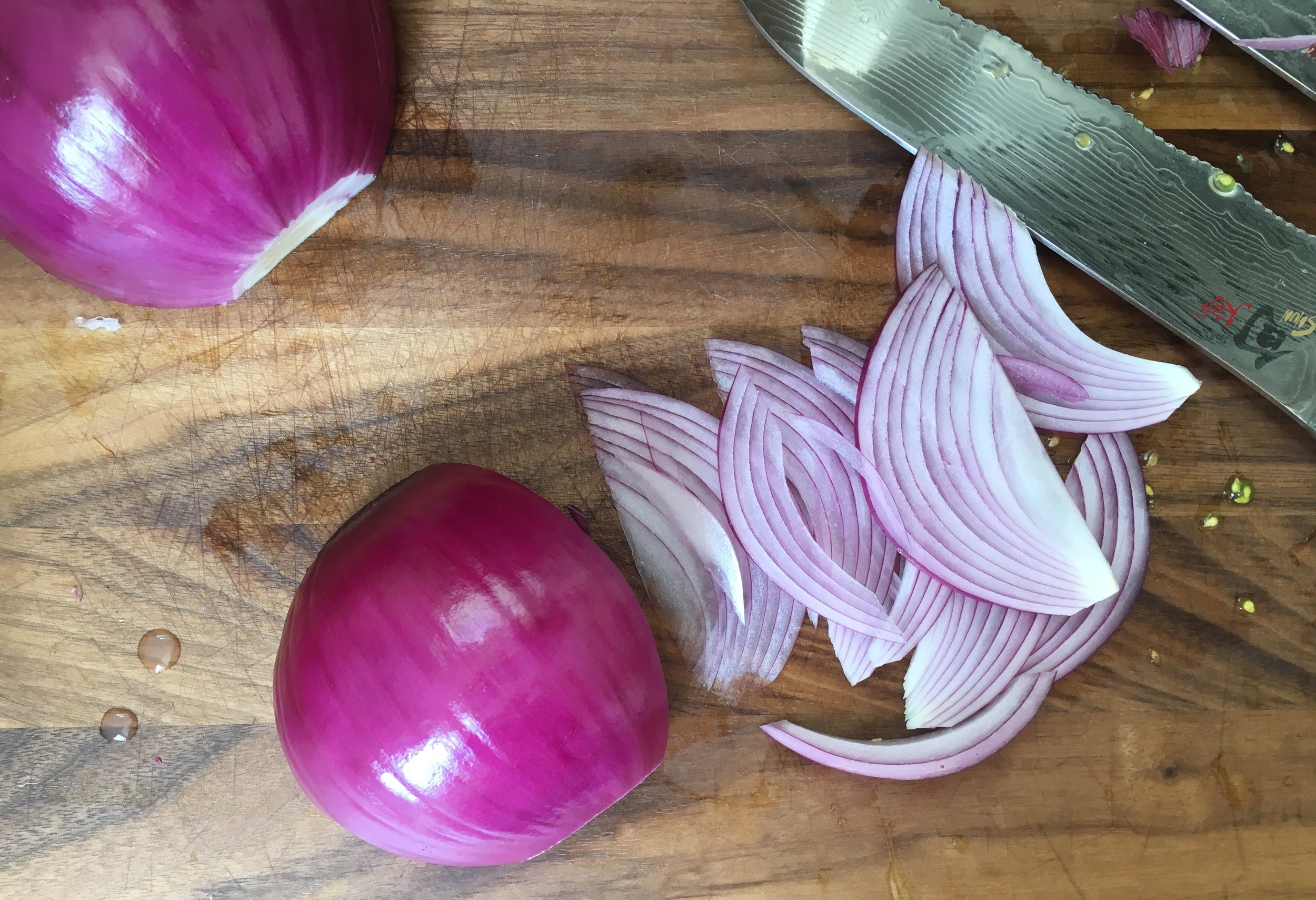 A sharp knife is key to thinly slicing