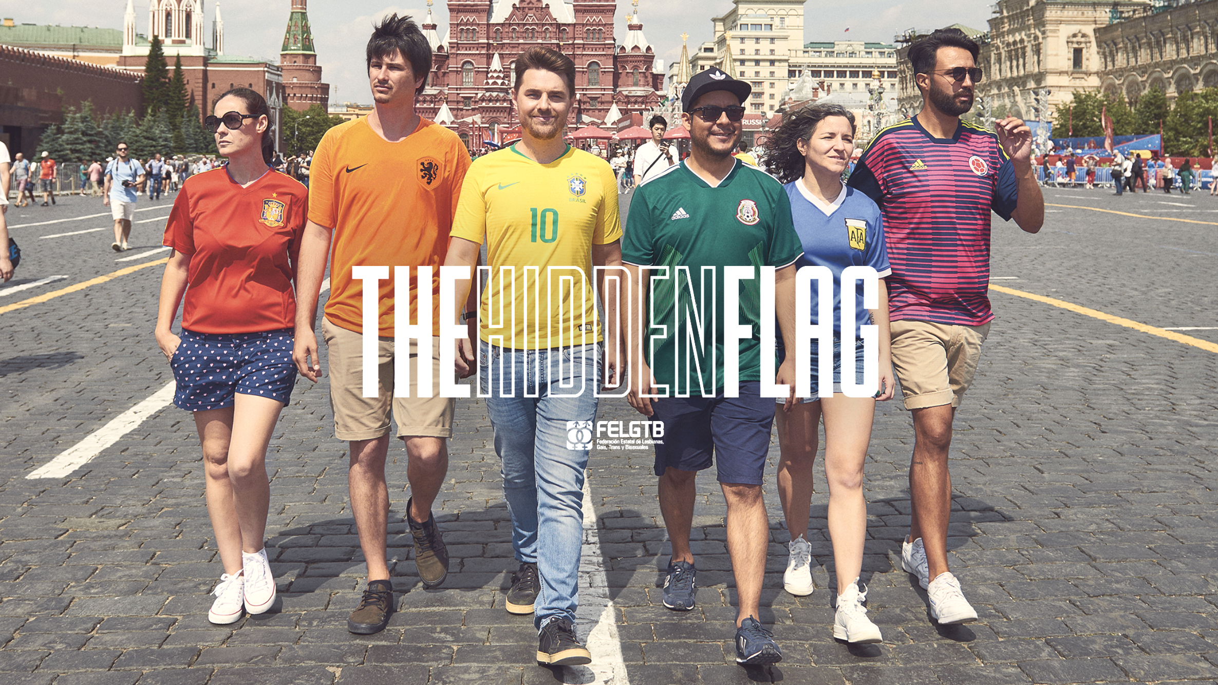 The Hidden Flag I 6 activists sneak the rainbow flag at the World Cup in Russia.