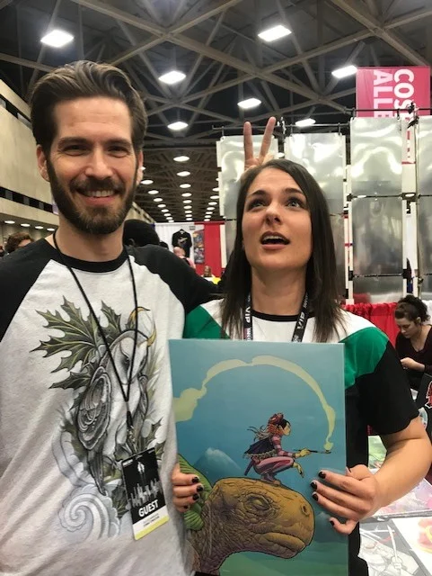 Met up with awesome artist Matt Warlick and snagged a print! As always I’m oh so eloquent.