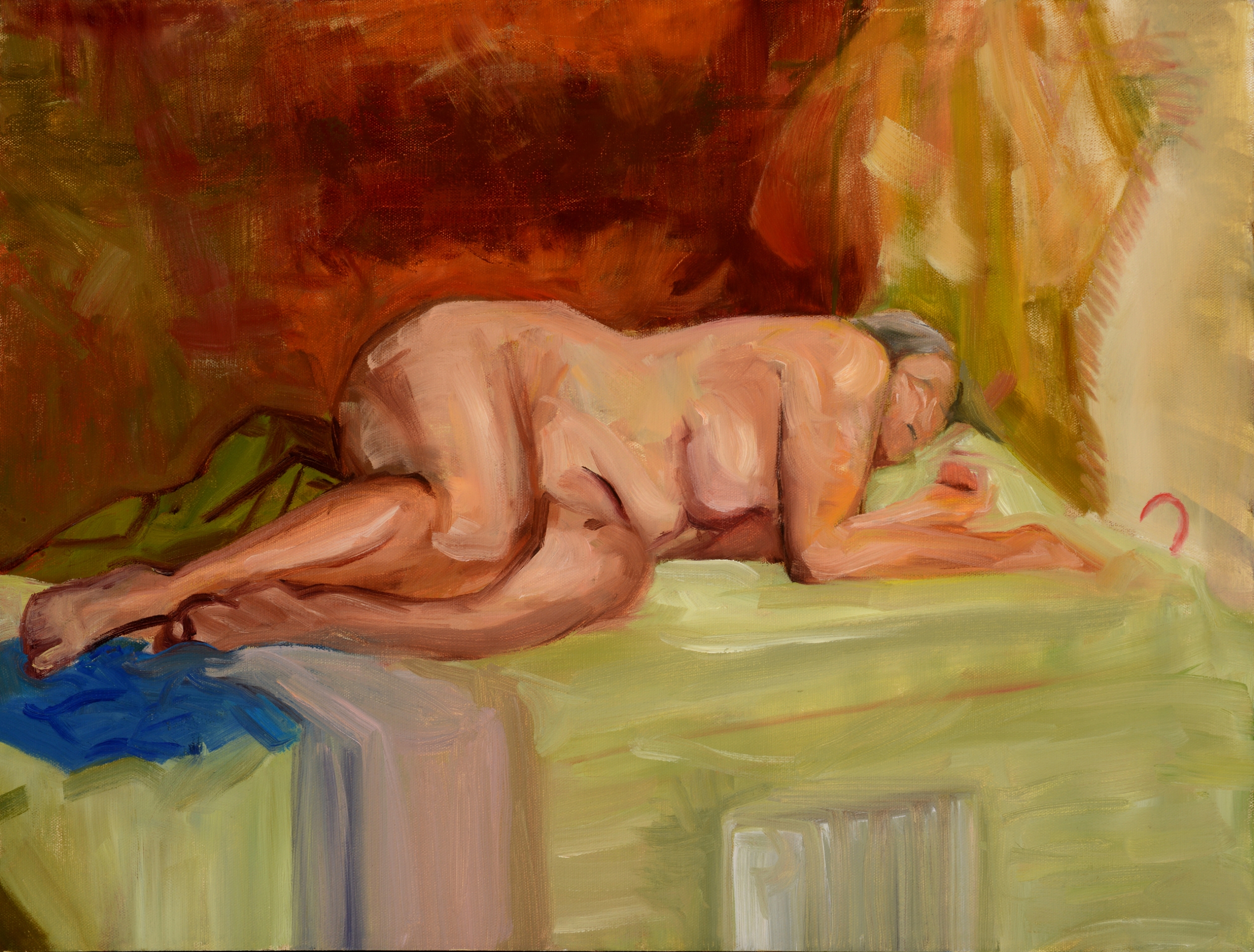 Sleeper. Oil on canvas. 2012.