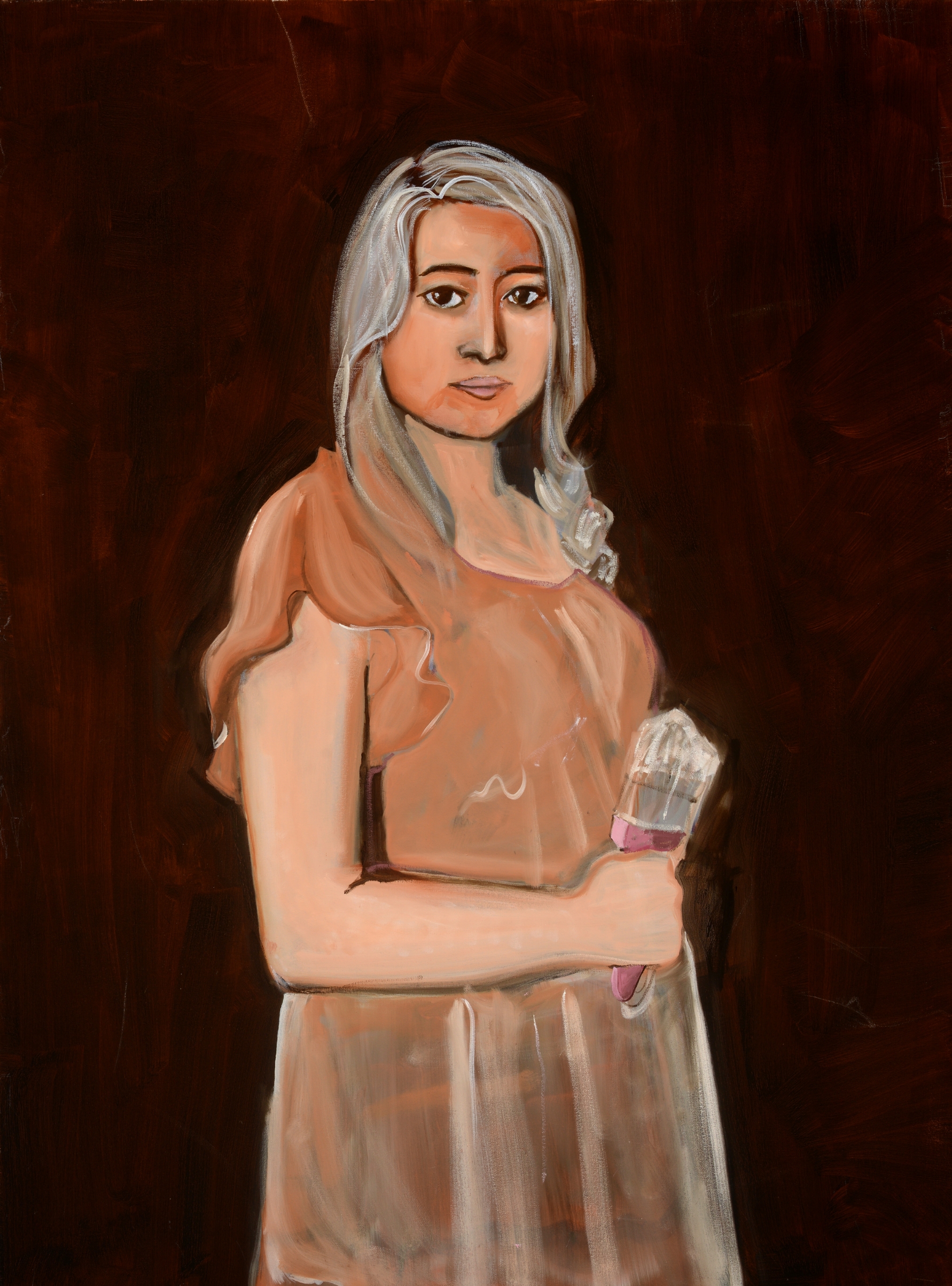 Sad Daughter. Oil on canvas. 2014. 