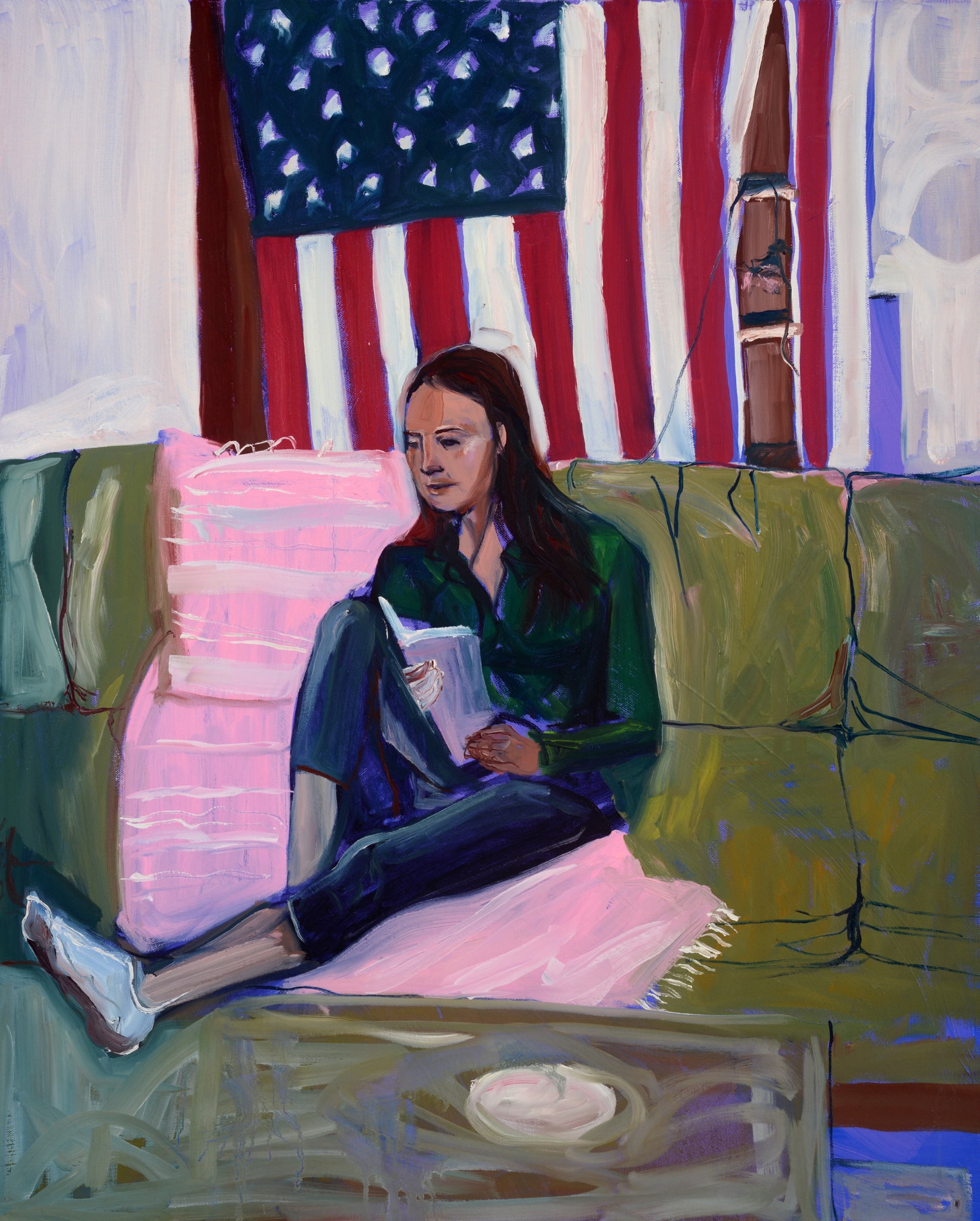 Emily. Oil and acrylic on canvas. 2015.