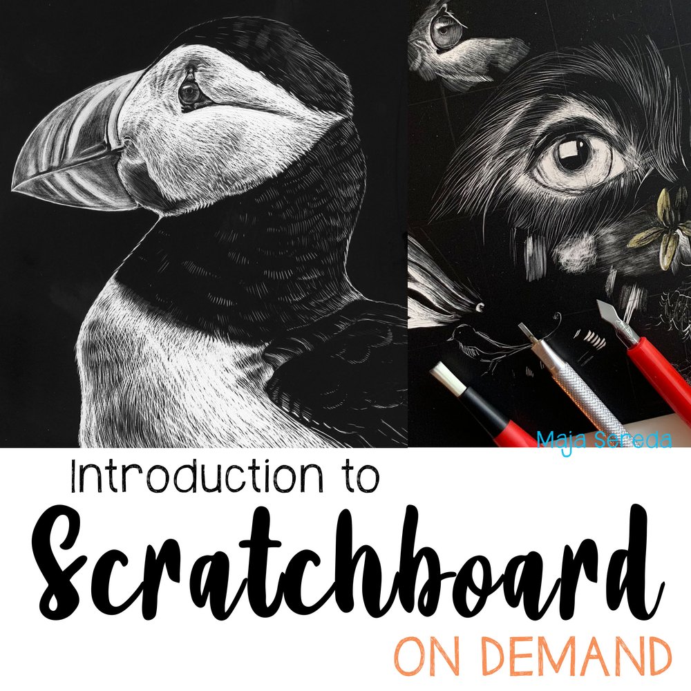 Introduction to scratchboard — Maja Sereda