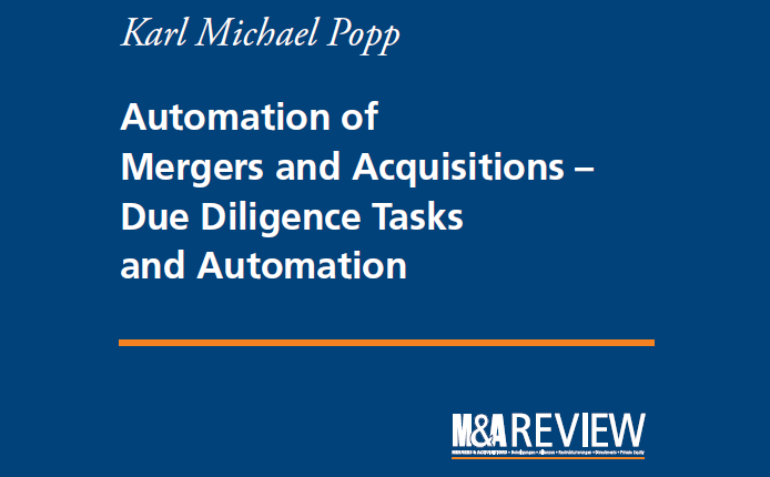 M&amp;A Automation: The Task of Due-Diligence of Intellectual Property