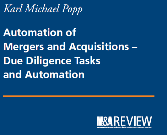 Automation of M&amp;A: Automation of Designing merger integration plans