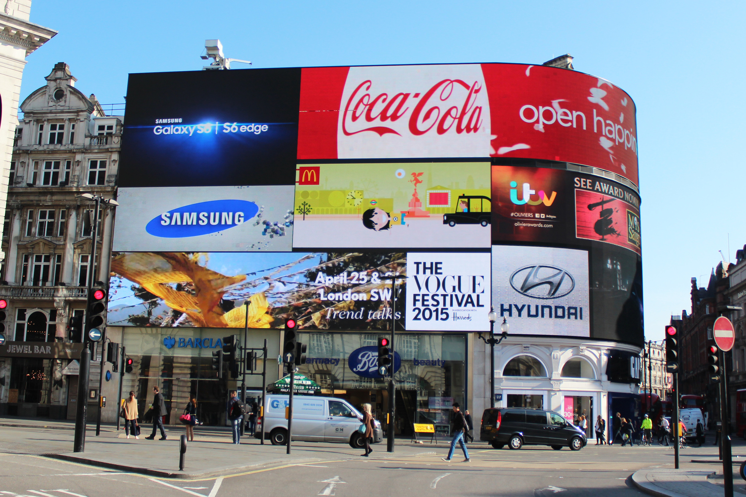 The Vogue Festival, Piccadilly Circus