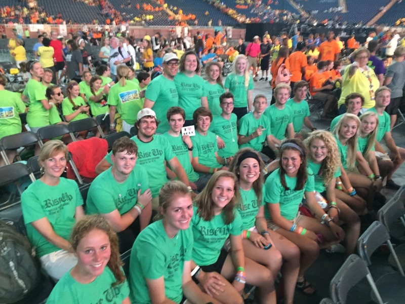 In the summer of 2016 we went to the ELCA Youth Gathering in Detroit, MI.