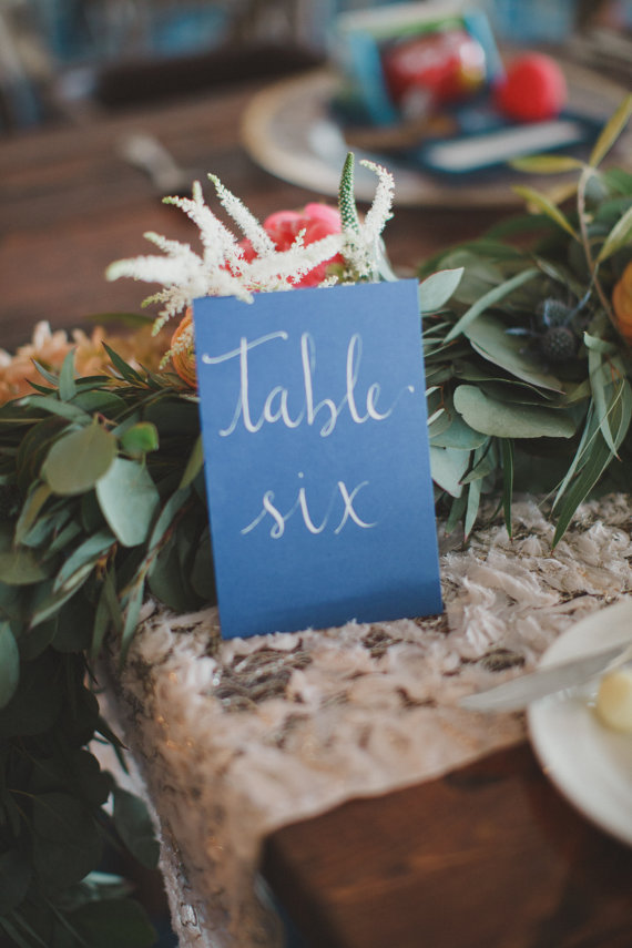 Wedding Table Numbers