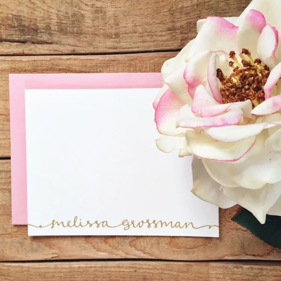 Personalized Embossed Stationery