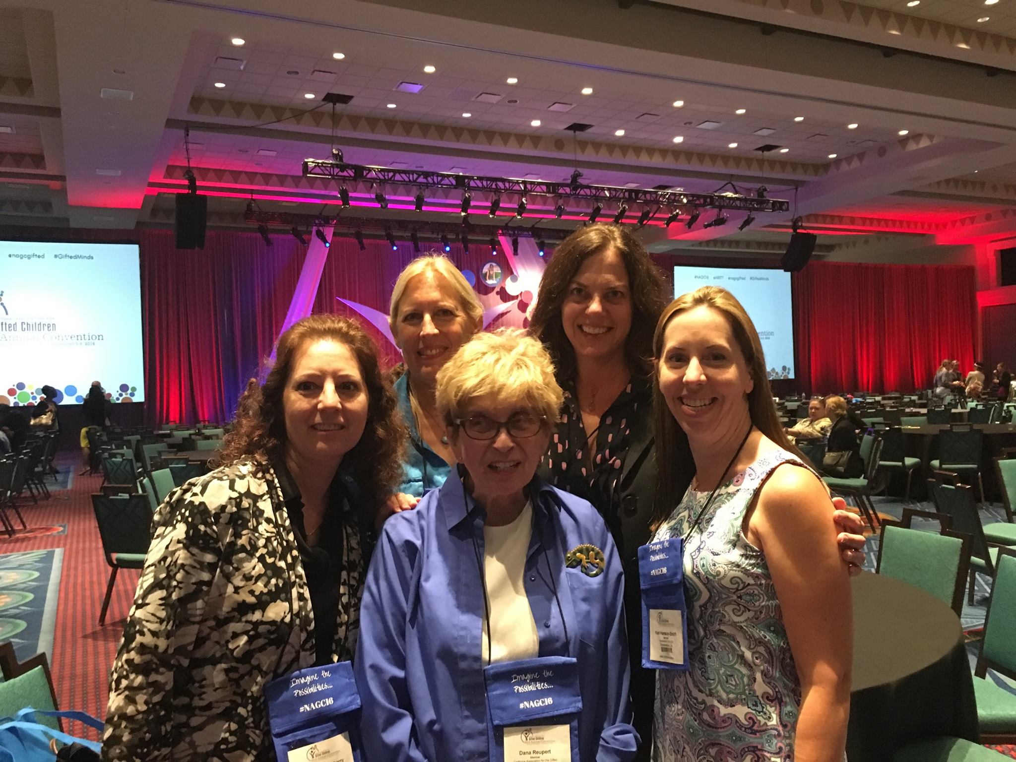 Left to right: Marie Thornsberry, Jenelle Miller, Dana Reupert, Ann Smith, Kari Hanson-Smith