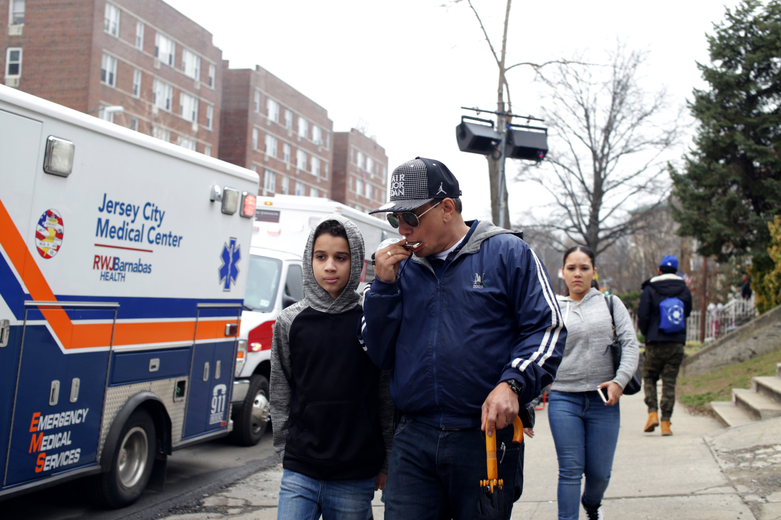 Residents in Kingsbridge honor slain Bronx EMT Yadira Arroyo, 44, on March 25, 2017.