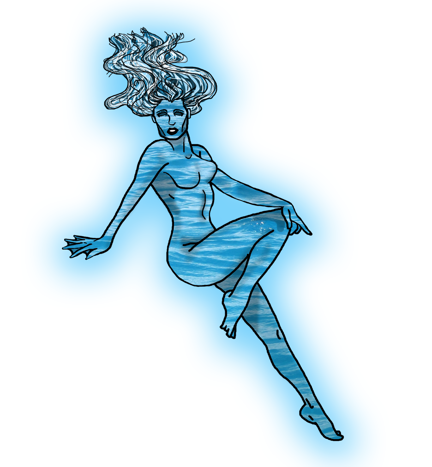 Coro, the goddess of the seas and storms.