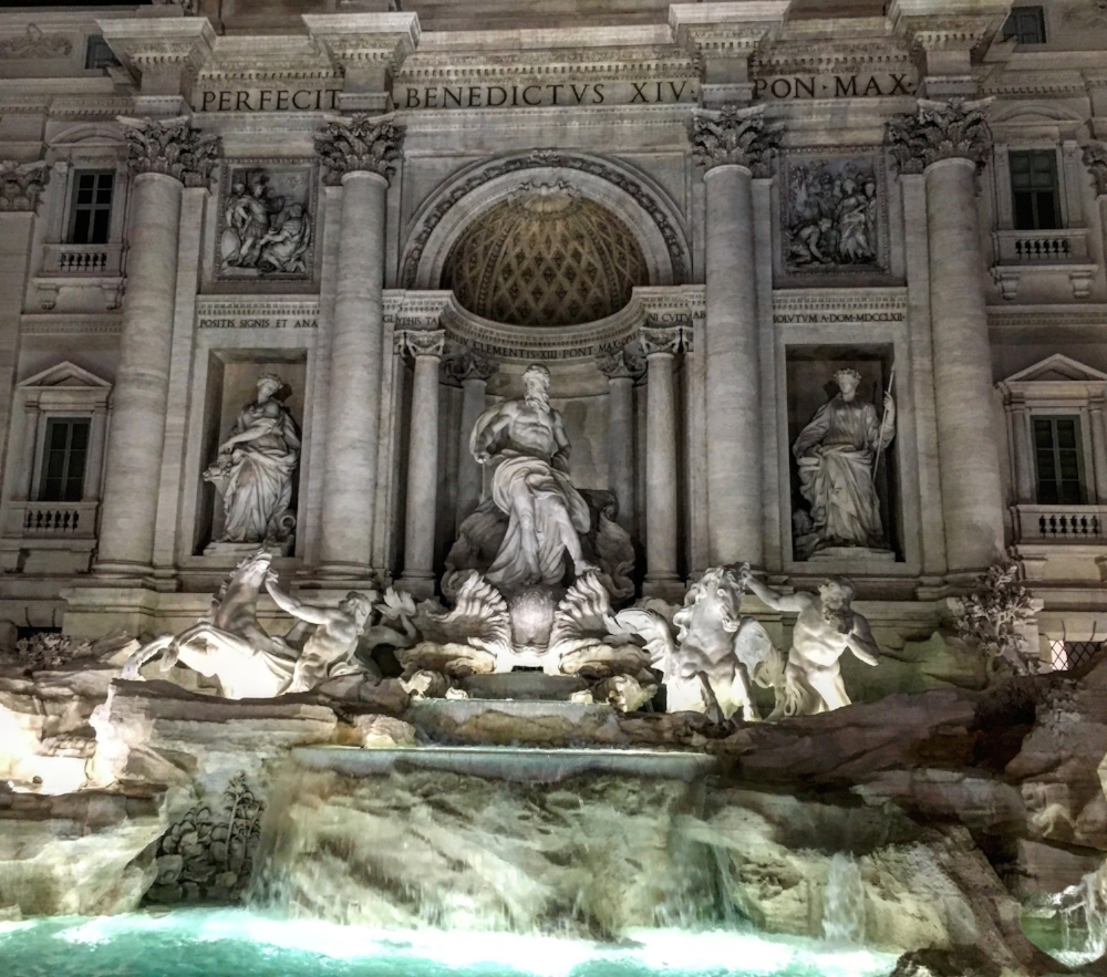 Strolling around rome during the cooler Temps is a great way to fight off jetlag