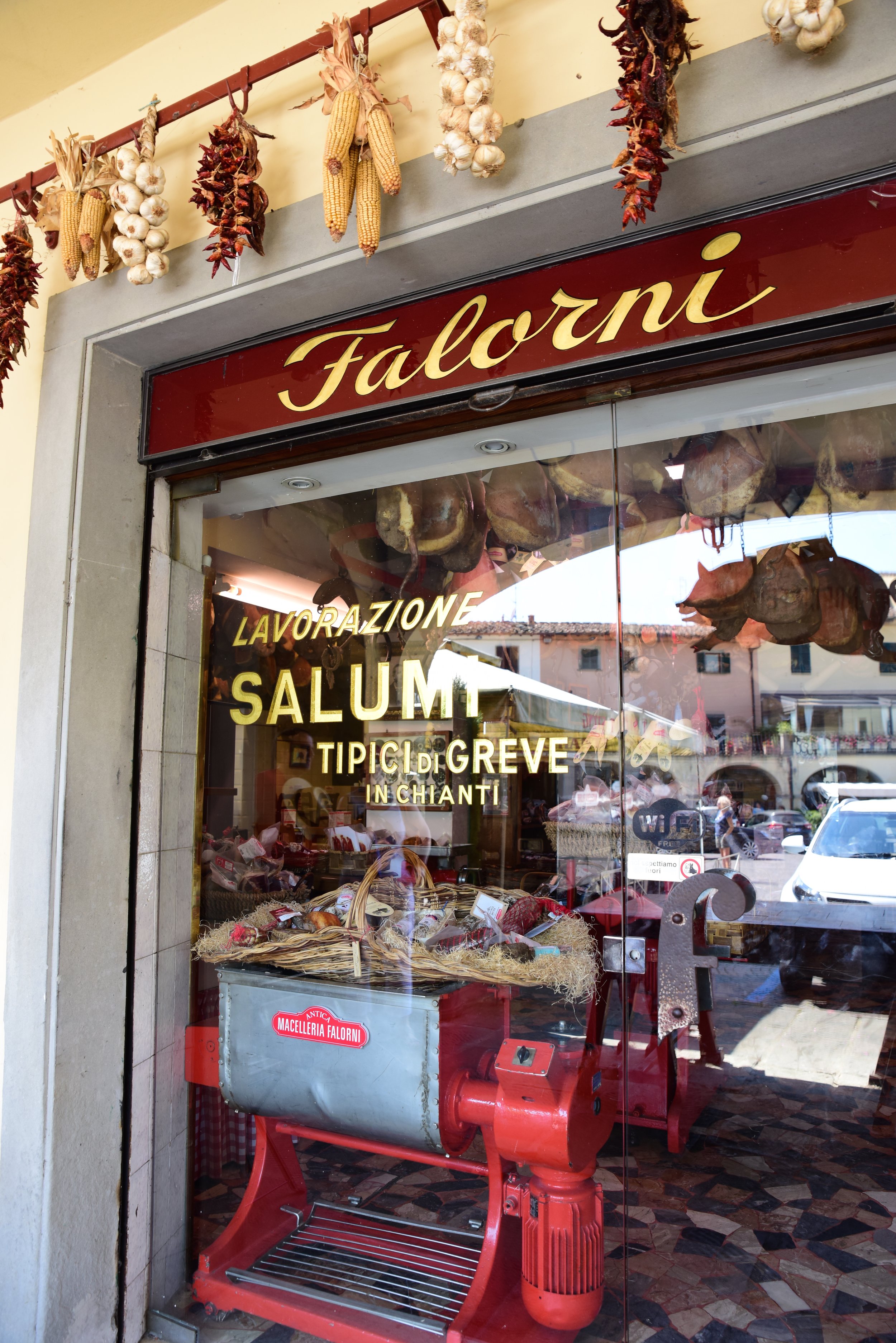 Historic butcher shop, Faloni in Greve