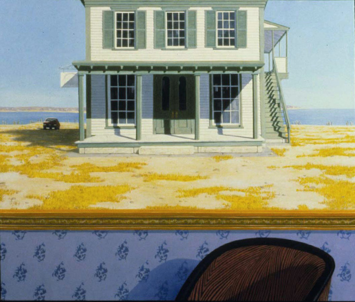 The Painted Chair • Oil on canvas • 44 x 52"