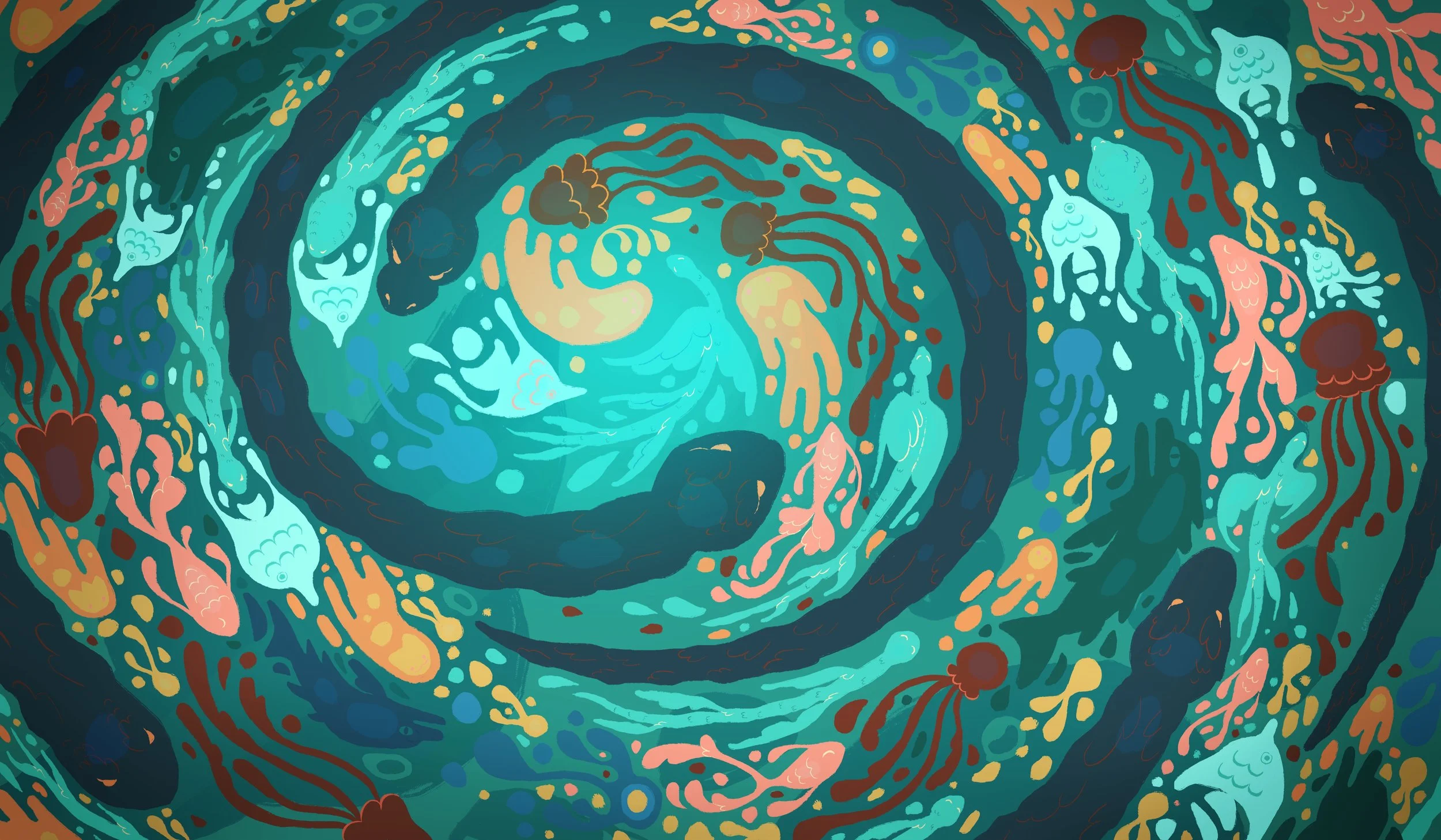 Swirling Snakes