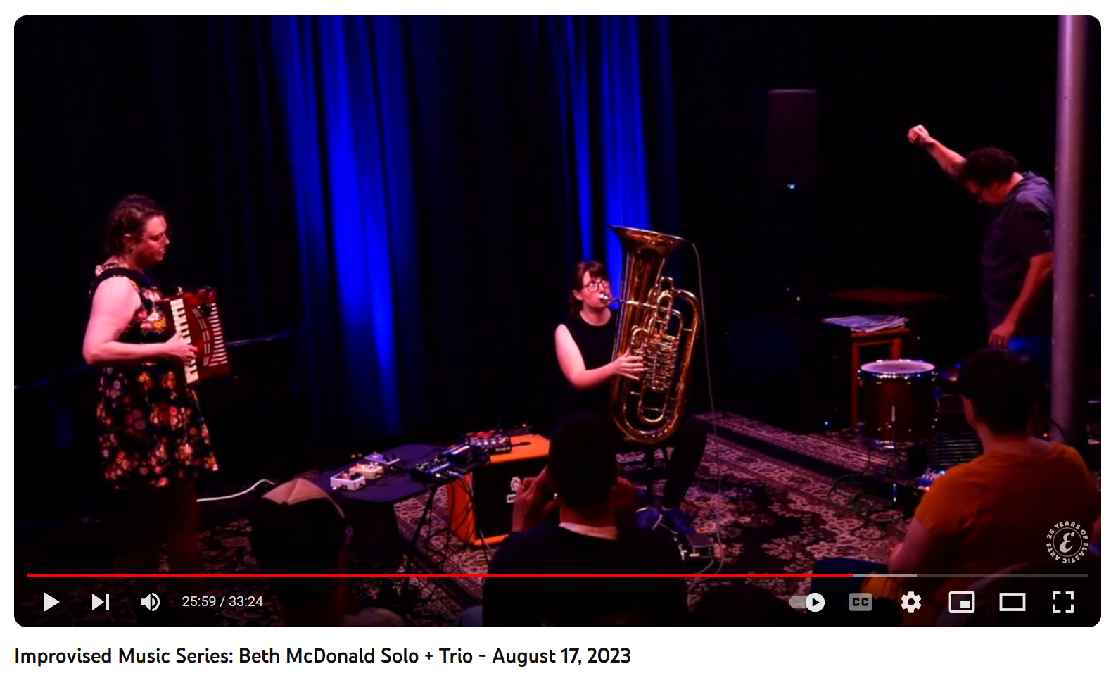 Improvised Music Series: Beth McDonald Solo + Trio with Franki Hand and Isaac Turner - (2023.08.17)