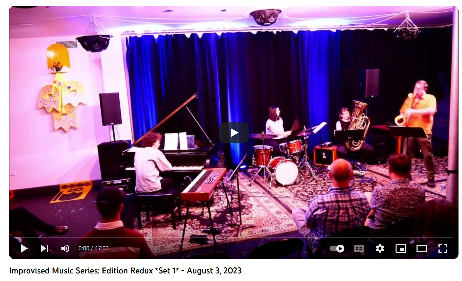 Improvised Music Series: Edition Redux, Set 1 - (2023.08.03)