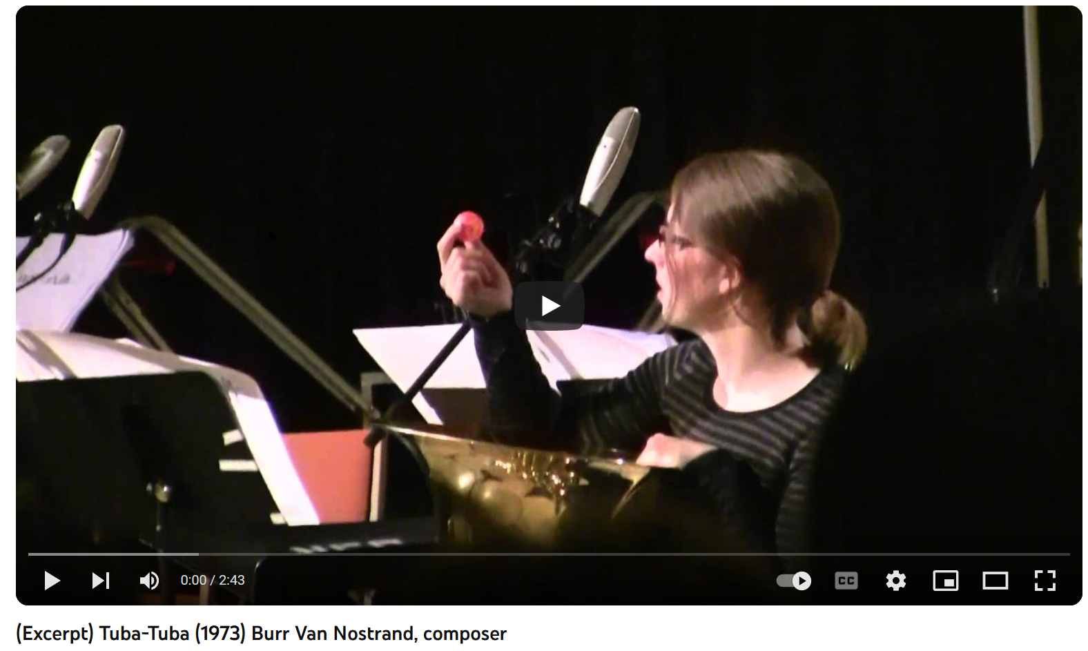 (Excerpt) Tuba-Tuba (1973) Burr Van Nostrand, composer (2012.04)