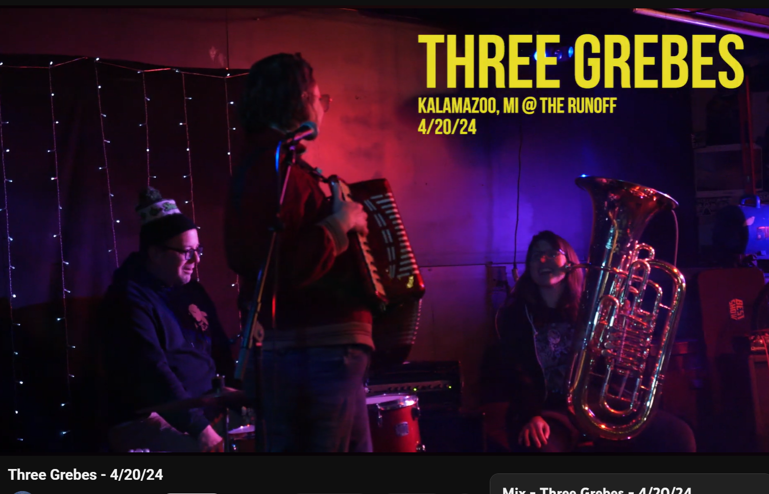 Three Grebes in Kzoo (2024.04.20)