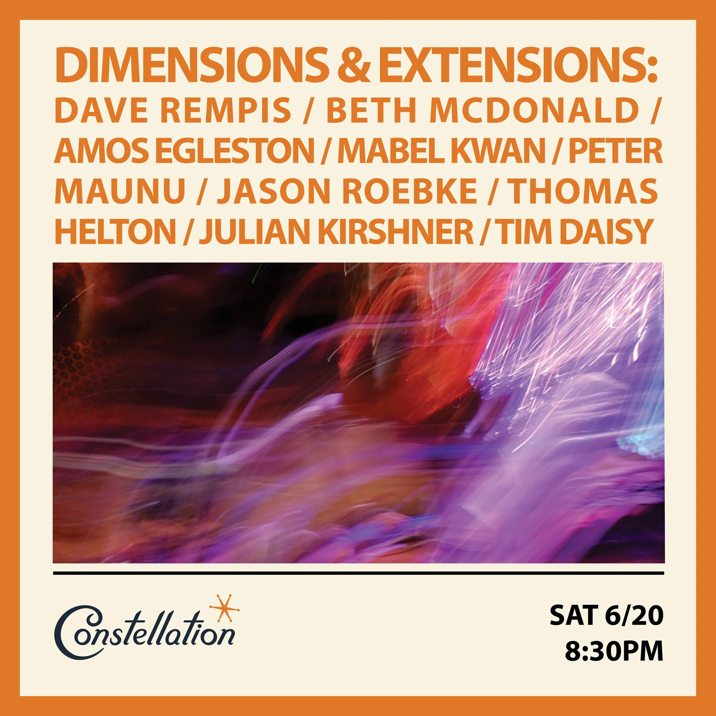 Dimensions &amp; Extensions @ Constellation (Chicago)