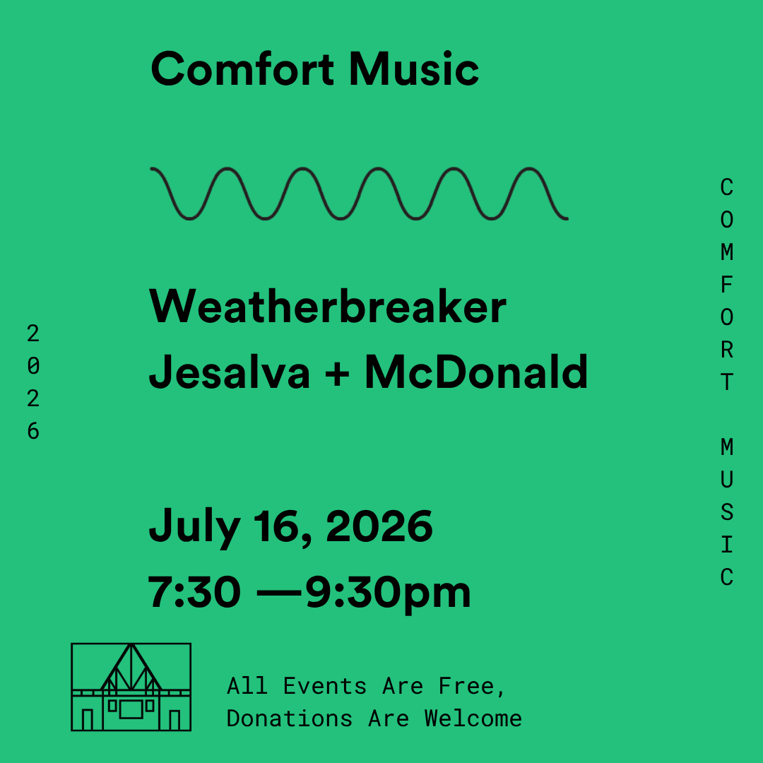 Jesalva+McDonald w/ Weatherbreaker @ Comfort Music (Chicago, IL)