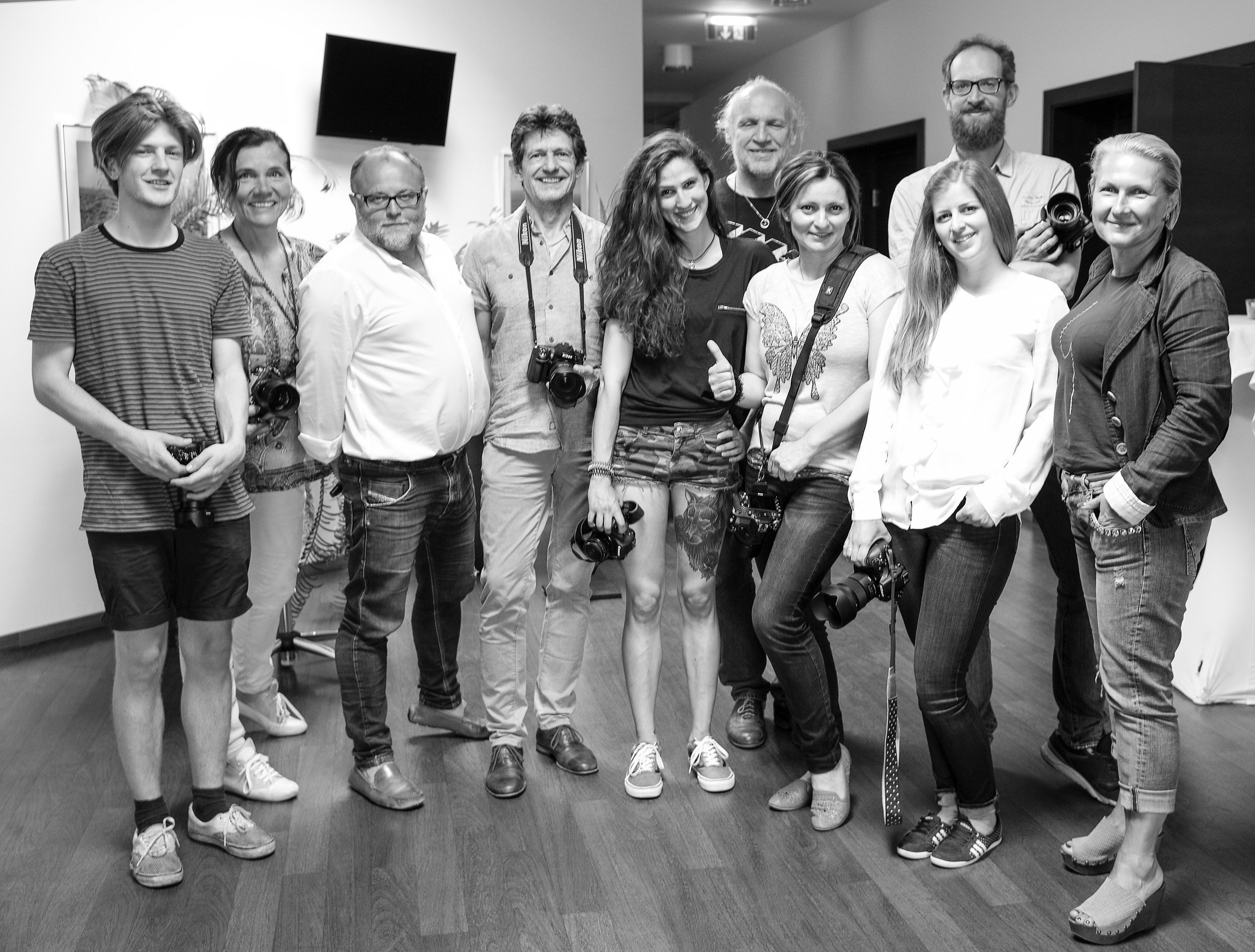 Absolventinnen und Dozentinnen der Sommerakademie Villach 2016